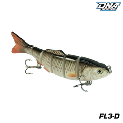 Fishing Lure #3 3PCS Jointed Fishing Lures 12cm 22g Swimbait Hard Bait ABS Hooks