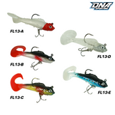 Fishing Lure #13 Premium Hard Minnow Jerkbait 5pc Set - Artificial Crankbait Kit for Bass Walleye