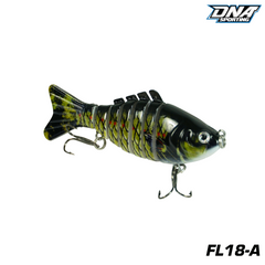 Fishing Lure #18 3PCS Jointed Swimbait 12cm 15g Multi Section Hard Bait