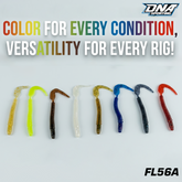 Fishing Lure #56 DNA Sporting Soft Plastic Curly Tail Grub Lures (8 Pack)