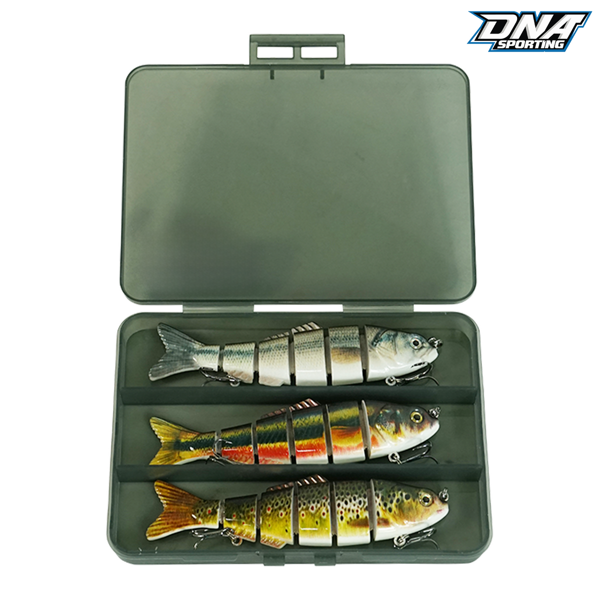 Fishing Lure #3 3PCS Jointed Fishing Lures 12cm 22g Swimbait Hard Bait ABS Hooks