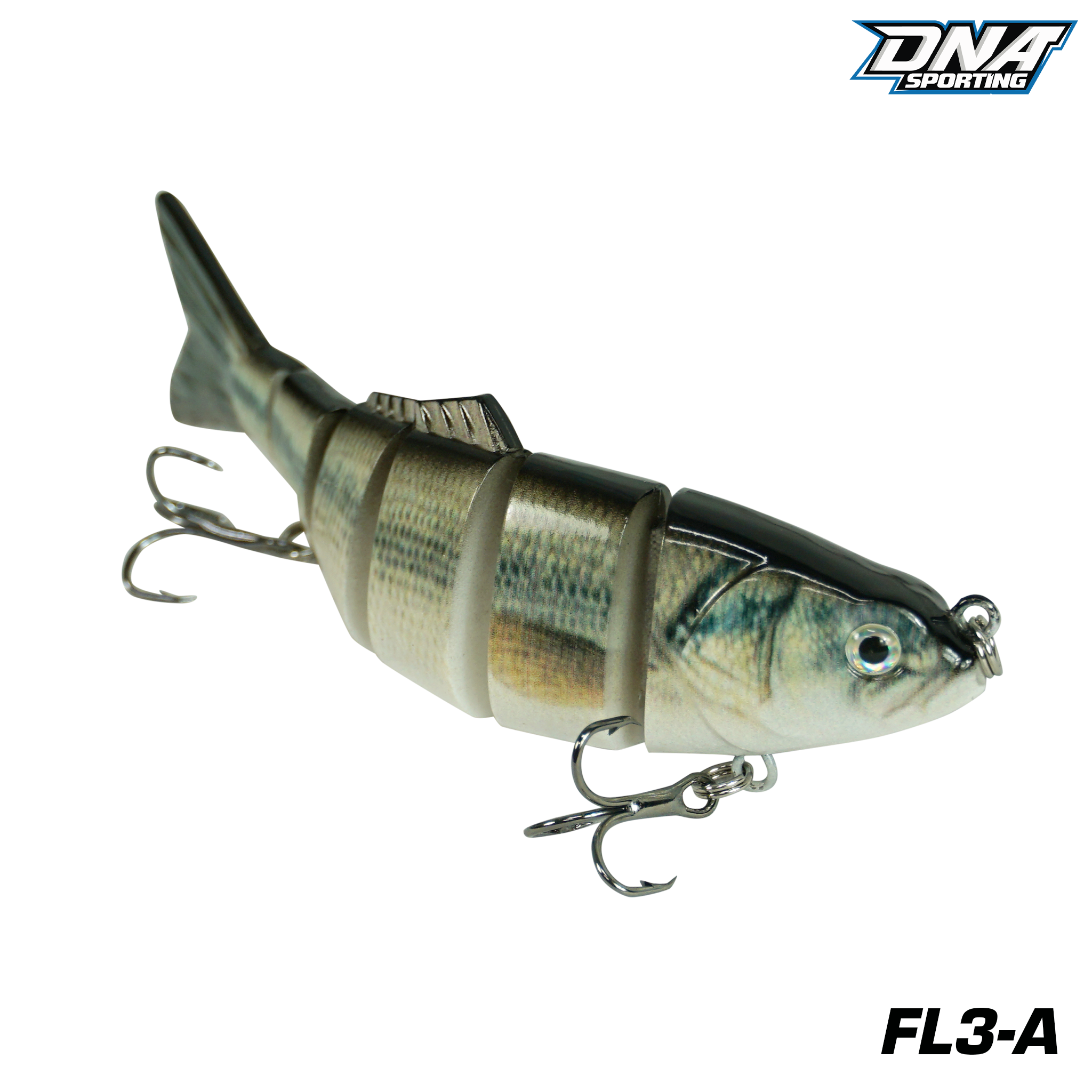 Fishing Lure #3 3PCS Jointed Fishing Lures 12cm 22g Swimbait Hard Bait ABS Hooks