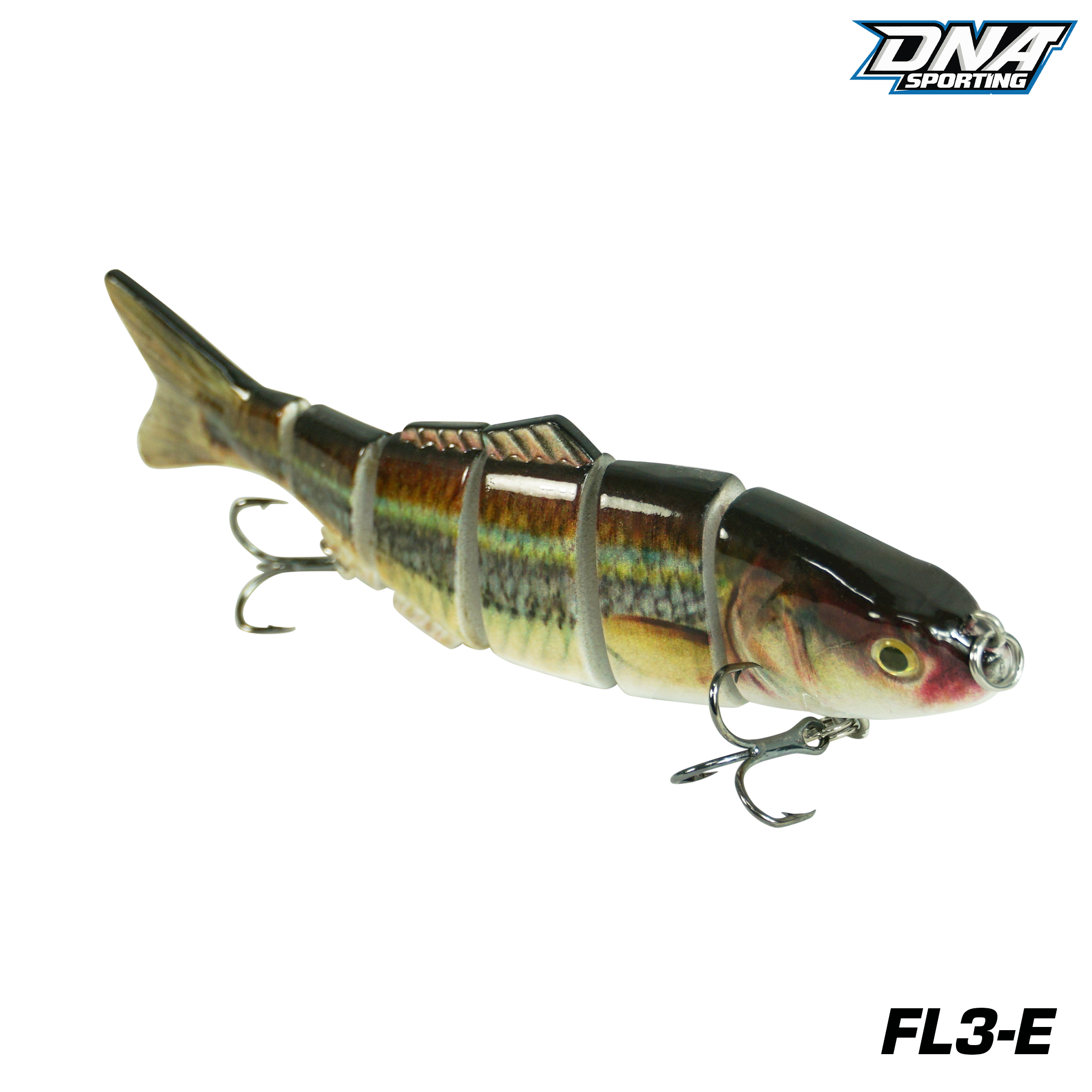 Fishing Lure #3 3PCS Jointed Fishing Lures 12cm 22g Swimbait Hard Bait ABS Hooks