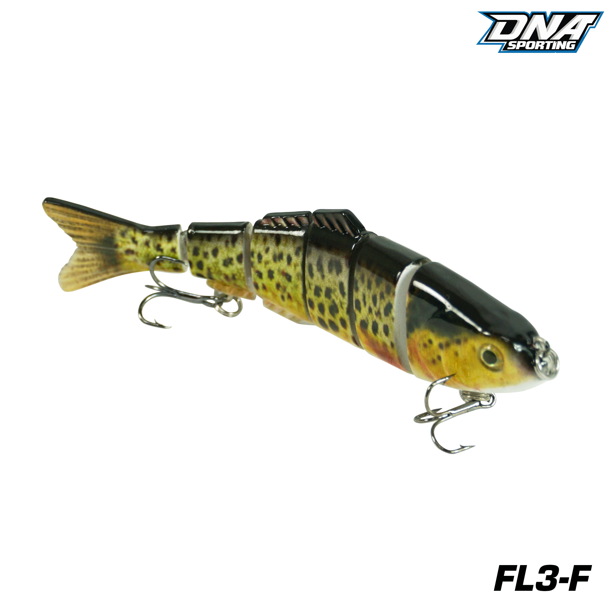 Fishing Lure #3 3PCS Jointed Fishing Lures 12cm 22g Swimbait Hard Bait ABS Hooks