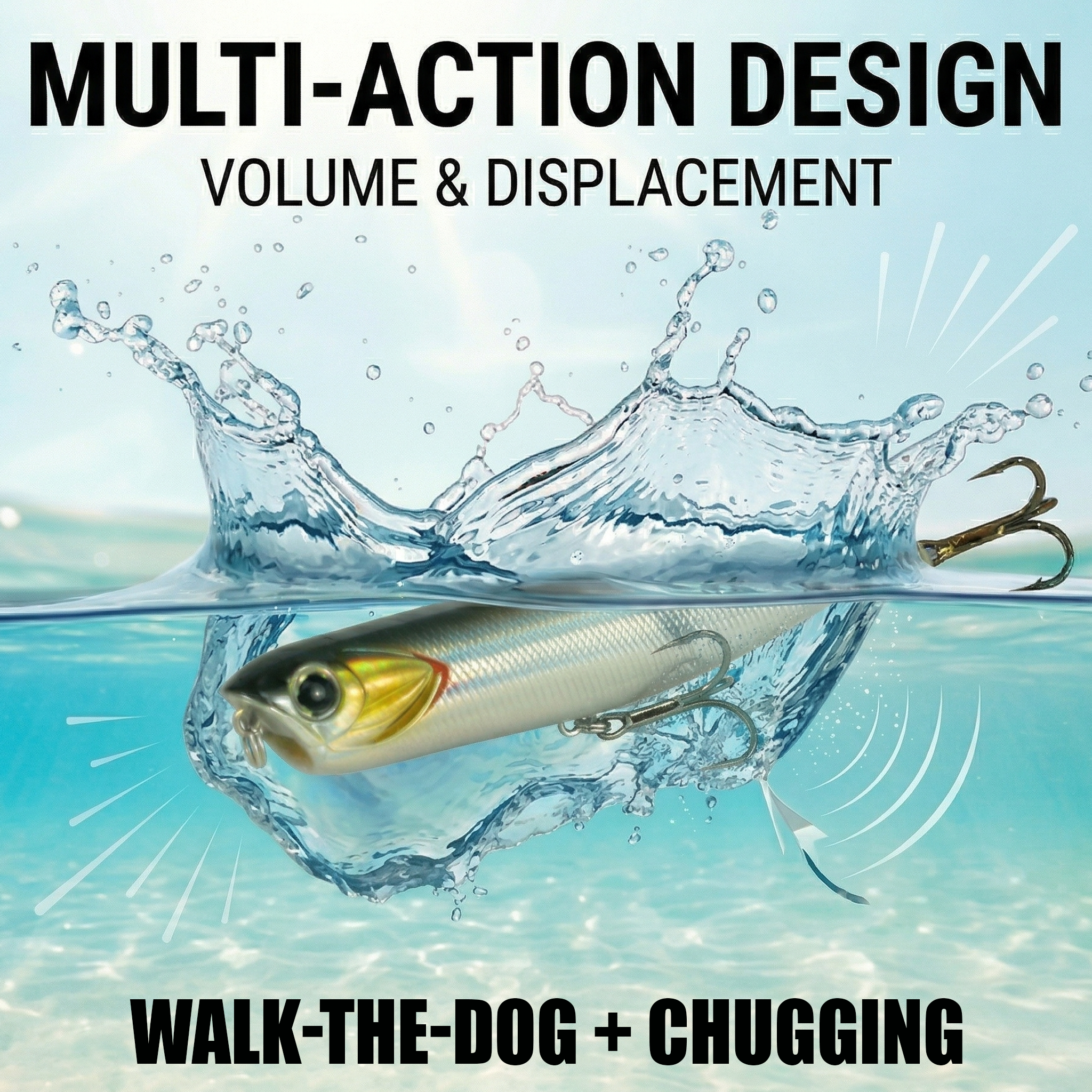 Fishing Lure #7 Premium Topwater Pencil Bait Hard Stickbait 9cm 10g 10cm 14.5g Bass Trout Picker
