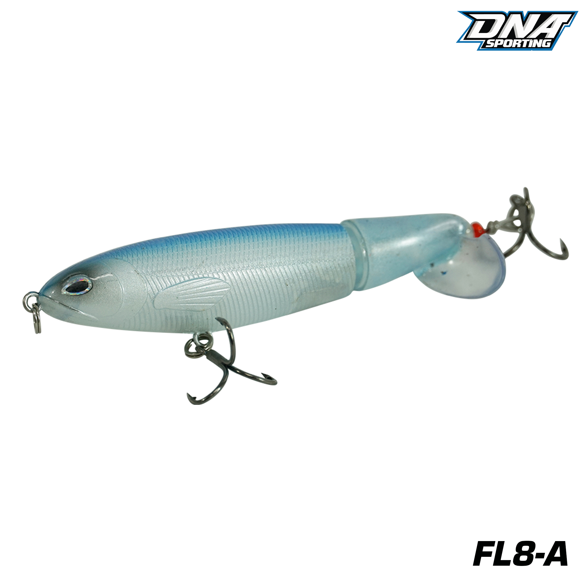 Fishing Lure #8 Premium Topwater Jointed Swimbait Lure – 10cm Hard Bait for Bass, Pike & Trout