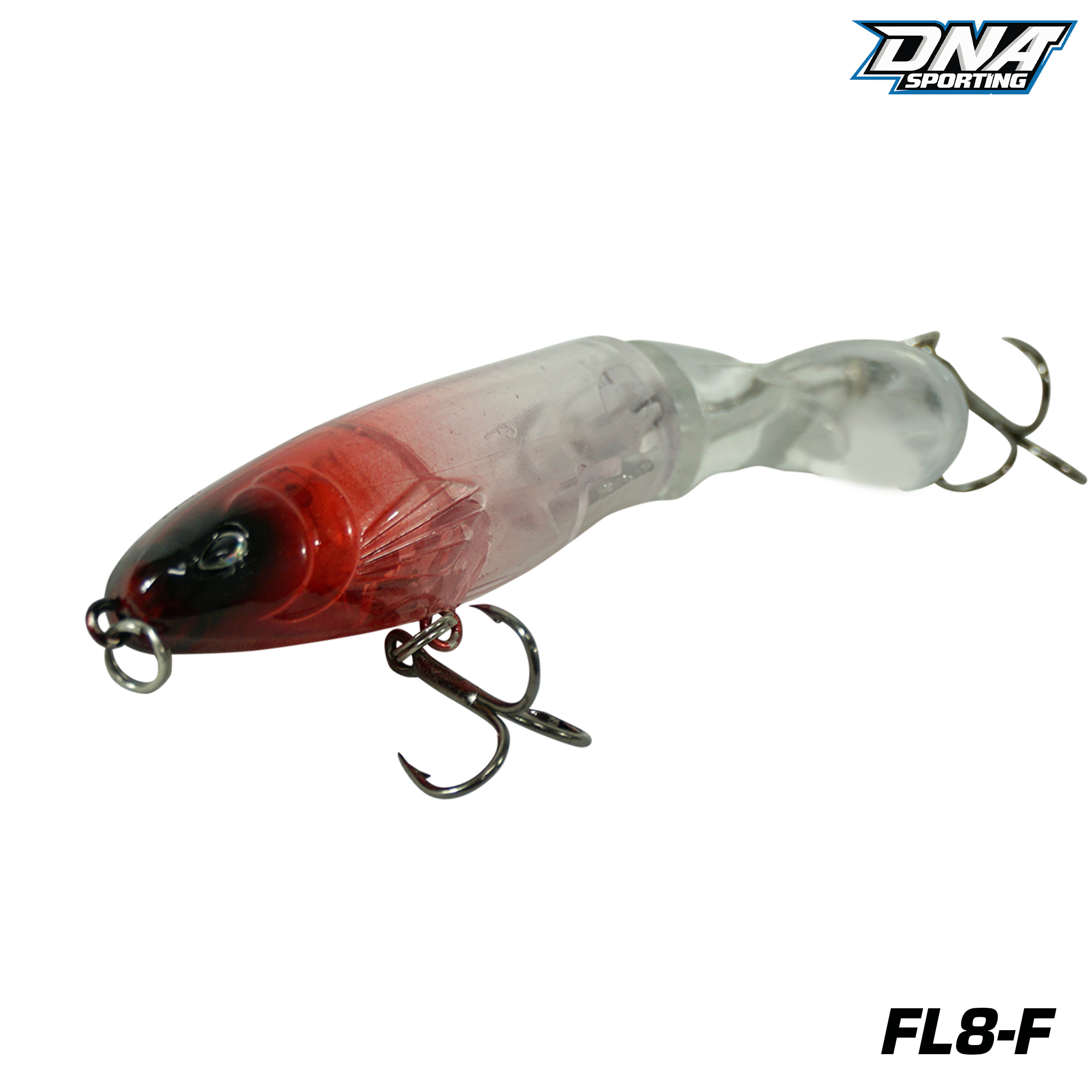 Fishing Lure #8 Premium Topwater Jointed Swimbait Lure – 10cm Hard Bait for Bass, Pike & Trout