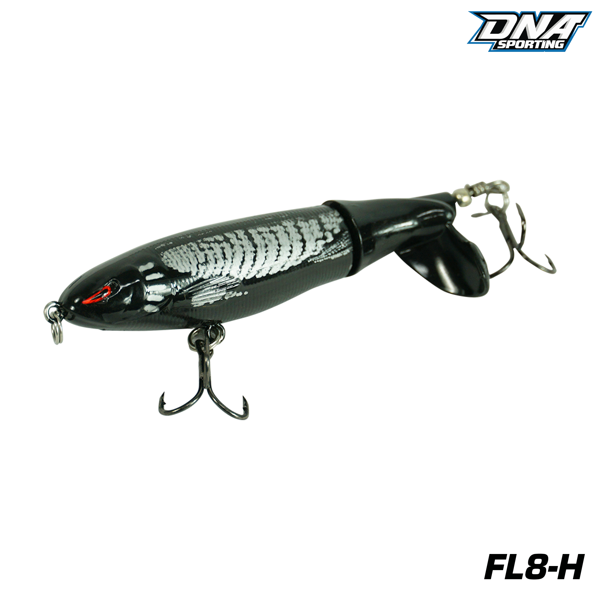 Fishing Lure #8 Premium Topwater Jointed Swimbait Lure – 10cm Hard Bait for Bass, Pike & Trout