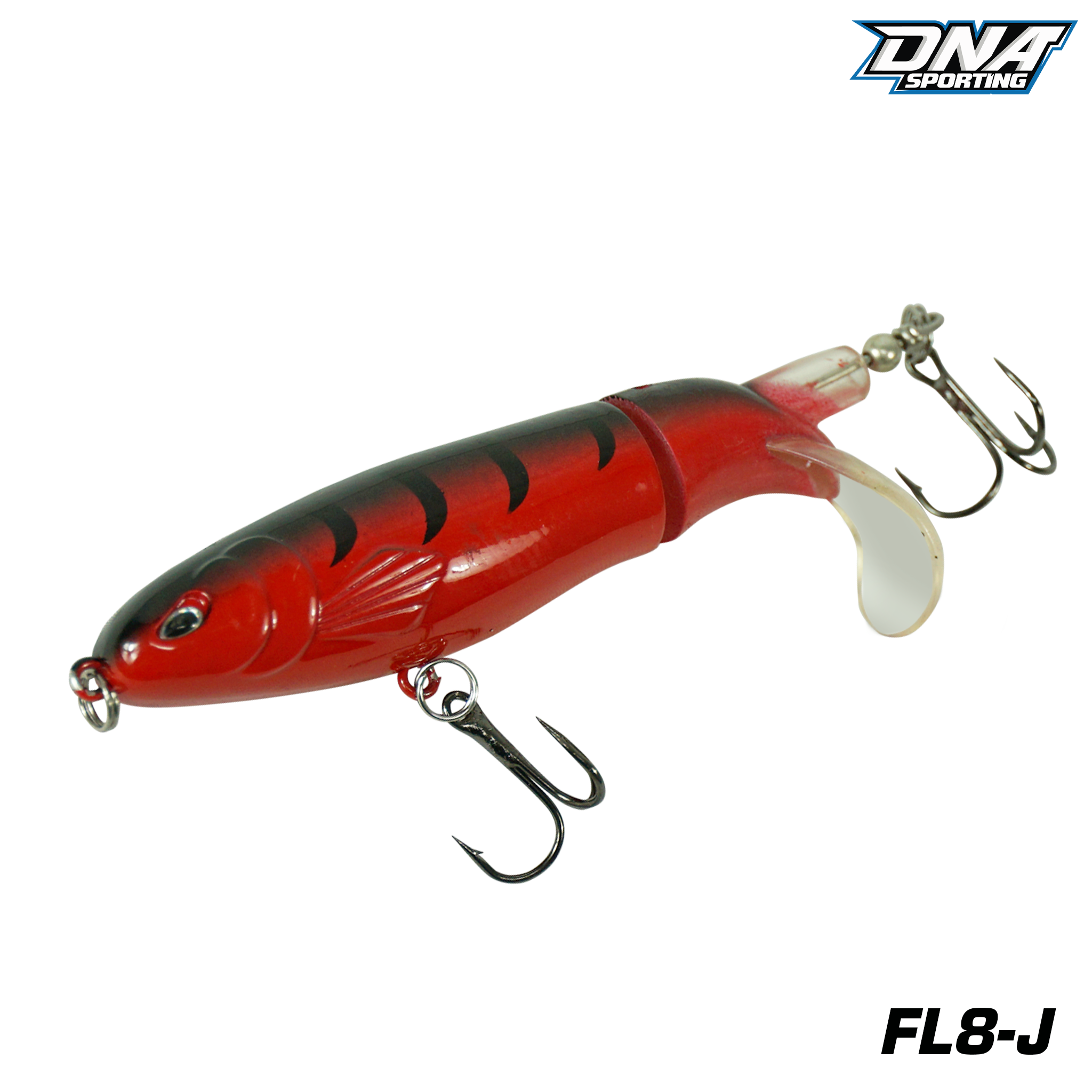 Fishing Lure #8 Premium Topwater Jointed Swimbait Lure – 10cm Hard Bait for Bass, Pike & Trout