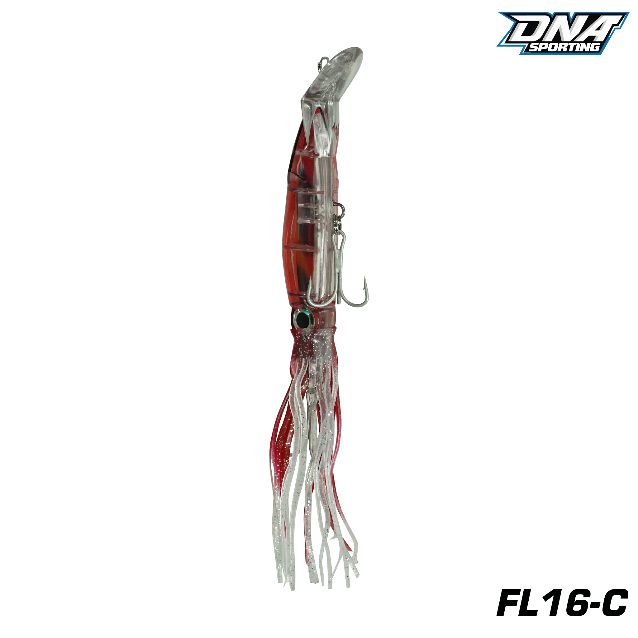 Fishing Lure #16 DNA Sporting Skirted Trolling Swimbait Set – 14cm 40g Topwater Hard Bait (4PCS)
