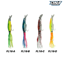 Fishing Lure #16 DNA Sporting Skirted Trolling Swimbait Set – 14cm 40g Topwater Hard Bait (4PCS)