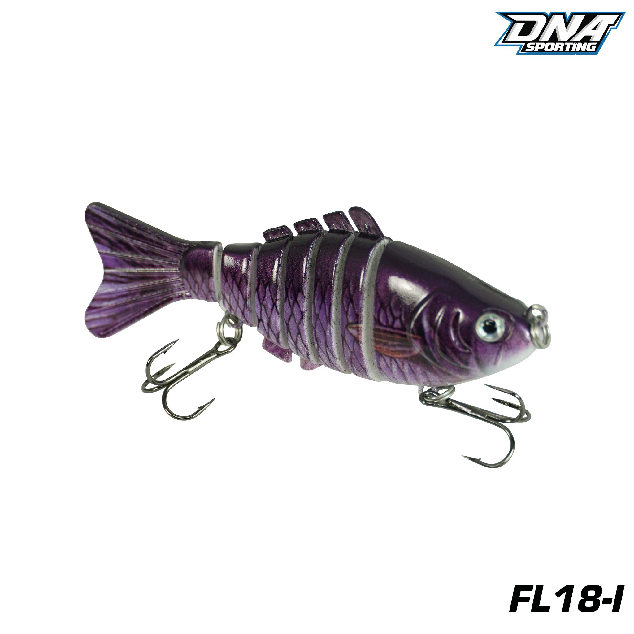 Fishing Lure #18 3PCS Jointed Swimbait 12cm 15g Multi Section Hard Bait