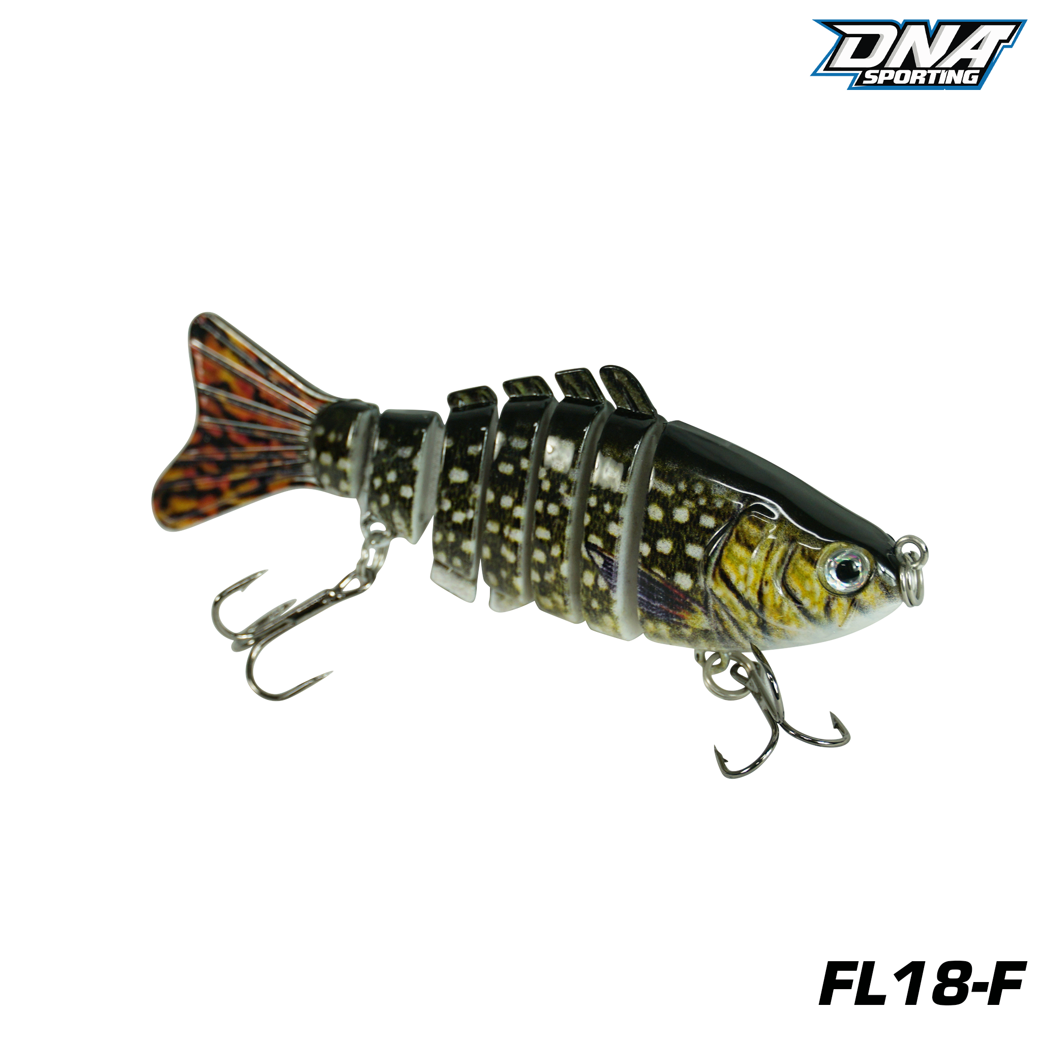 Fishing Lure #18 3PCS Jointed Swimbait 12cm 15g Multi Section Hard Bait
