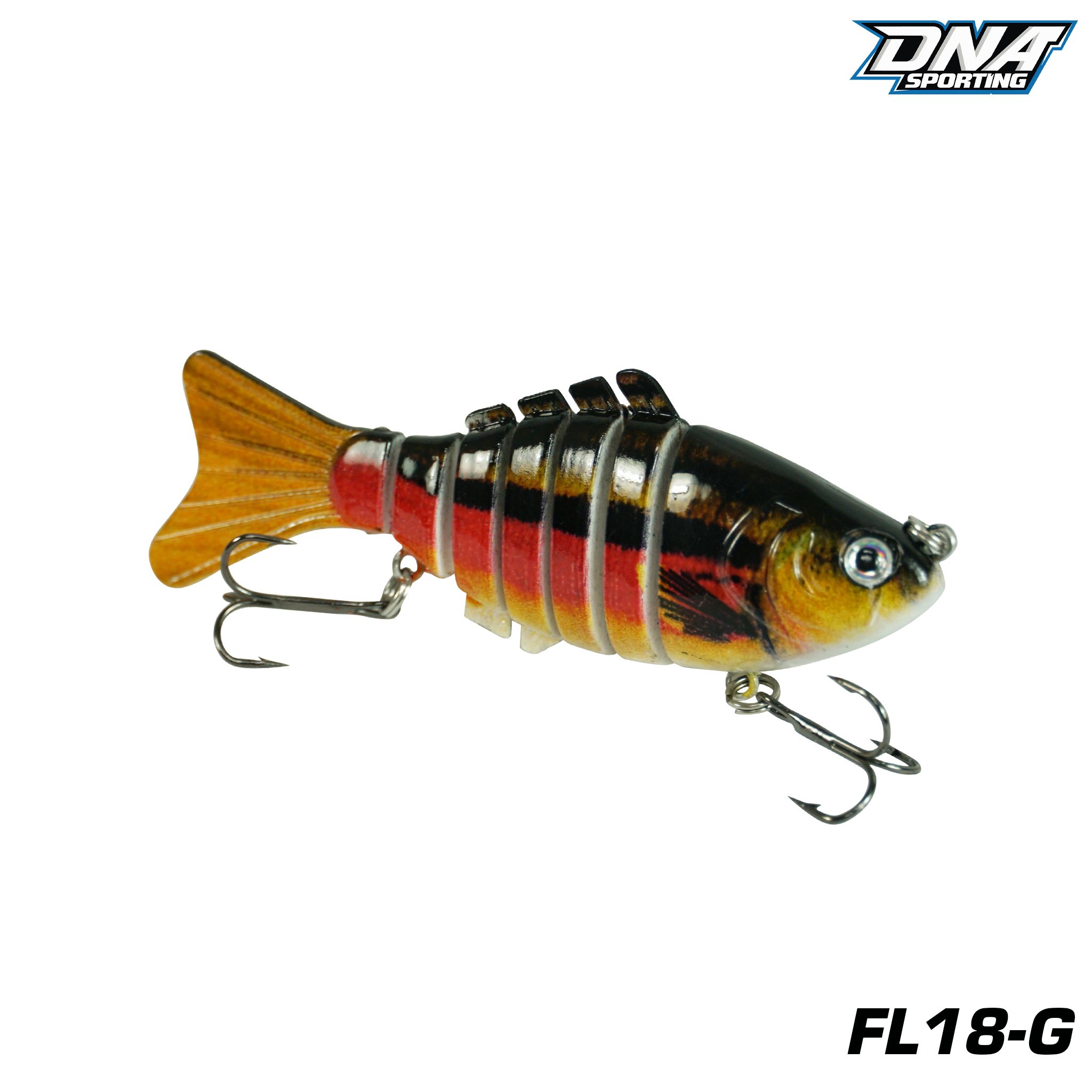 Fishing Lure #18 3PCS Jointed Swimbait 12cm 15g Multi Section Hard Bait