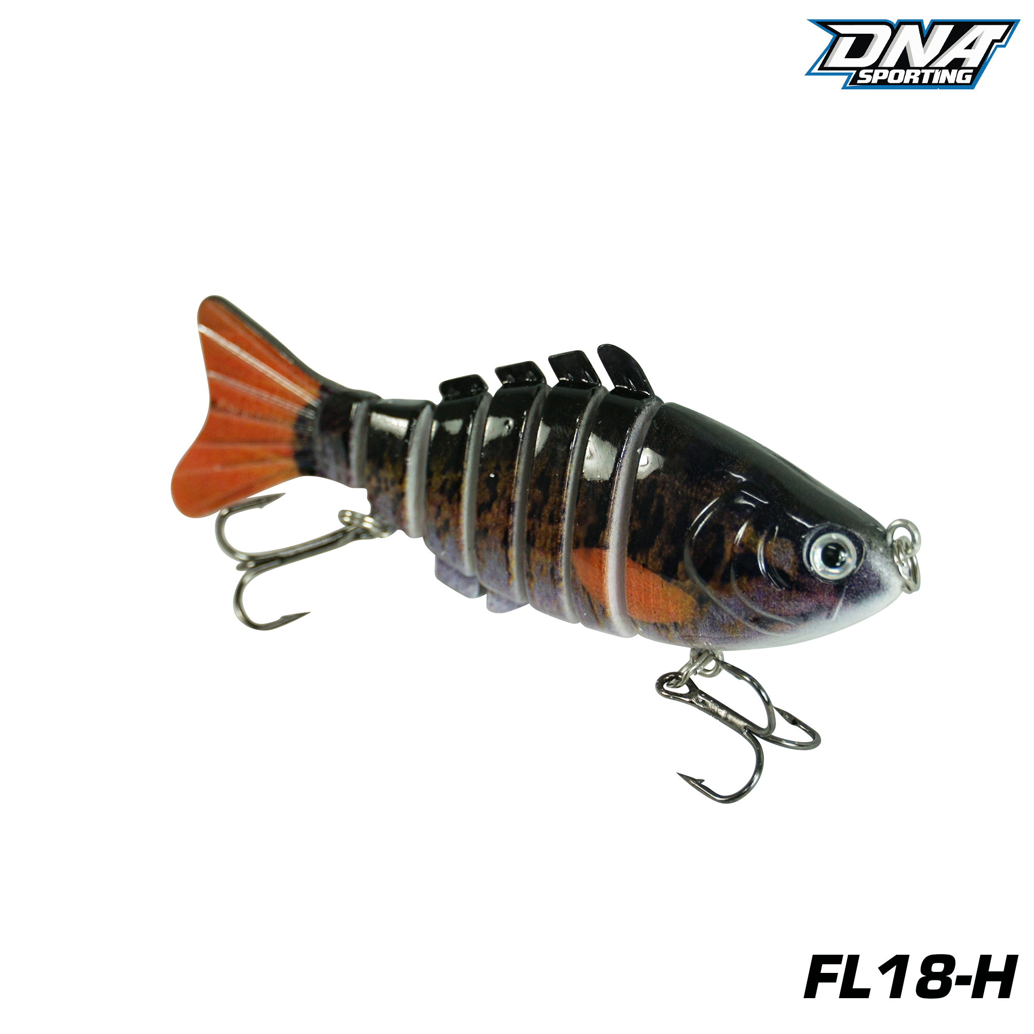 Fishing Lure #18 3PCS Jointed Swimbait 12cm 15g Multi Section Hard Bait