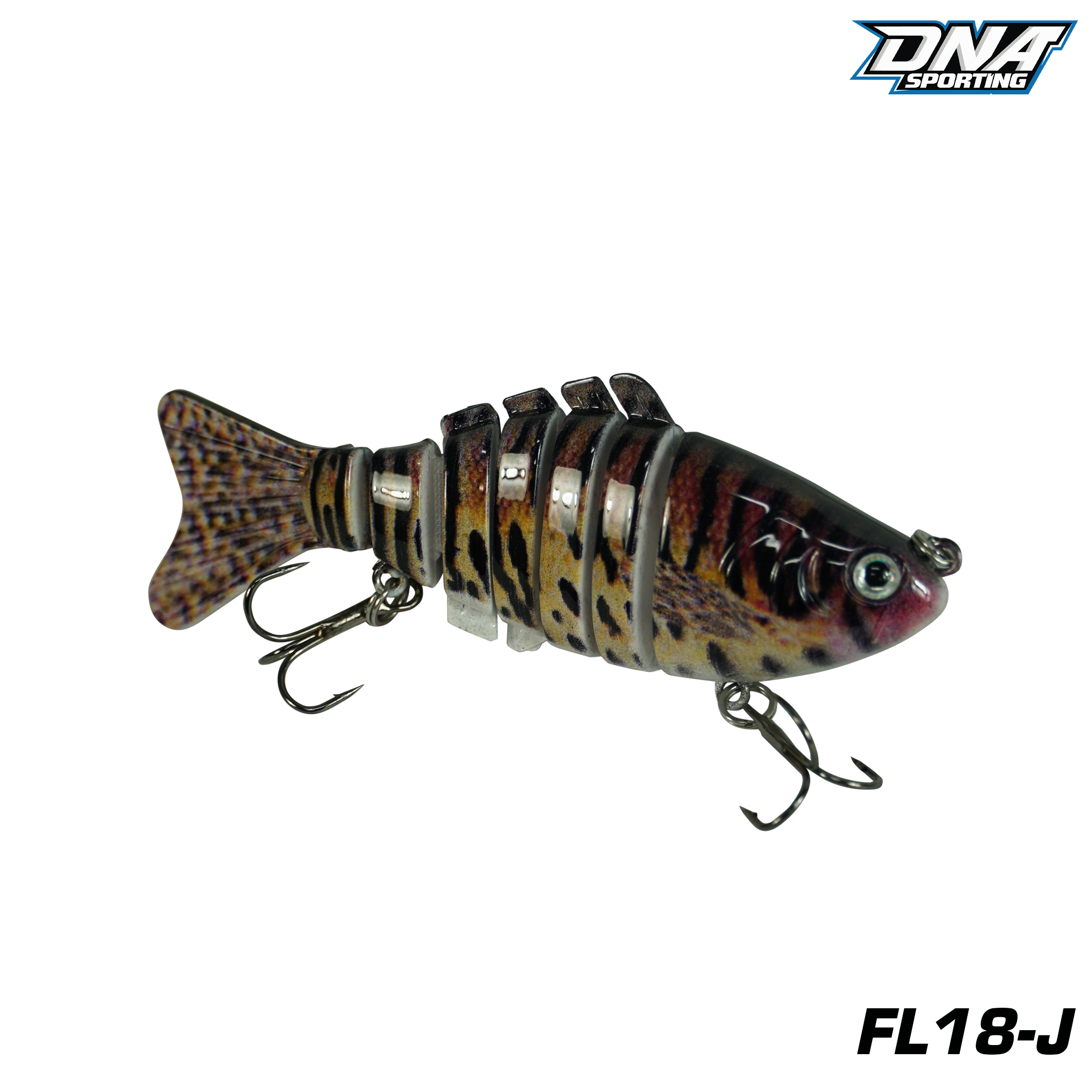 Fishing Lure #18 3PCS Jointed Swimbait 12cm 15g Multi Section Hard Bait