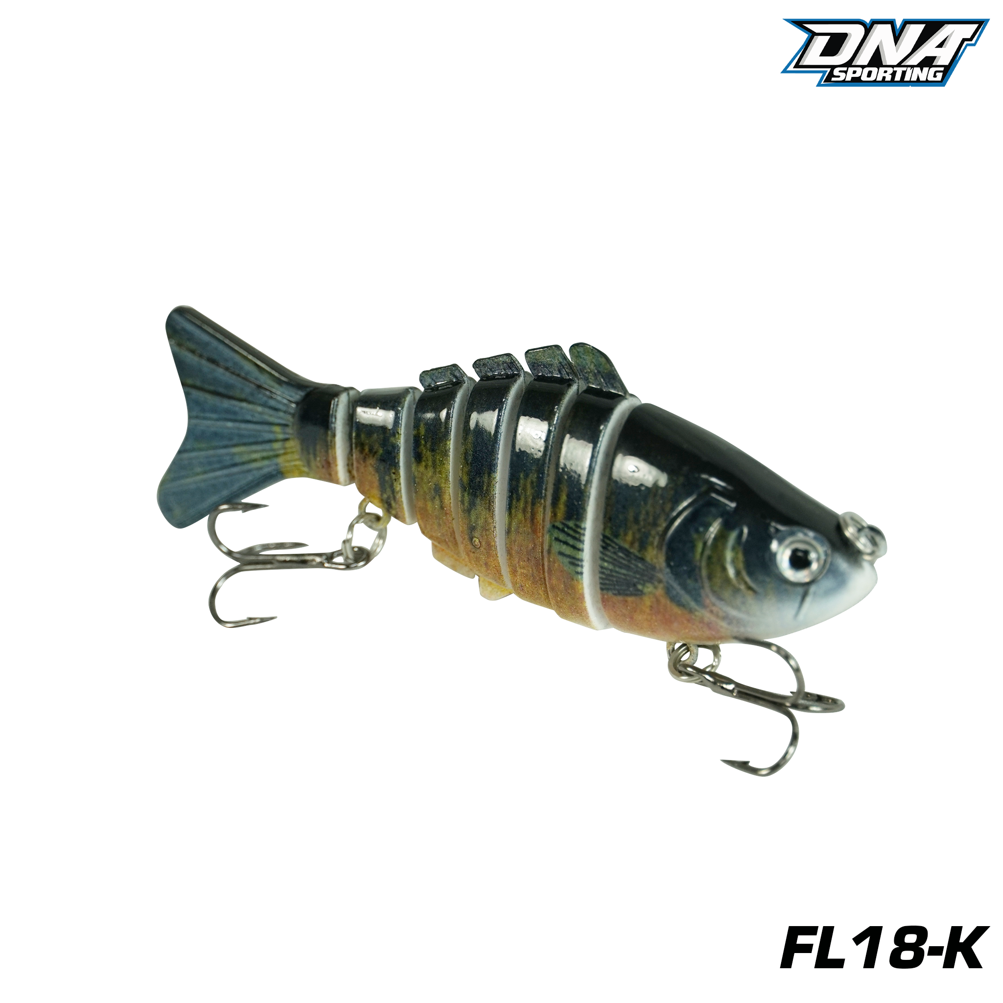 Fishing Lure #18 3PCS Jointed Swimbait 12cm 15g Multi Section Hard Bait