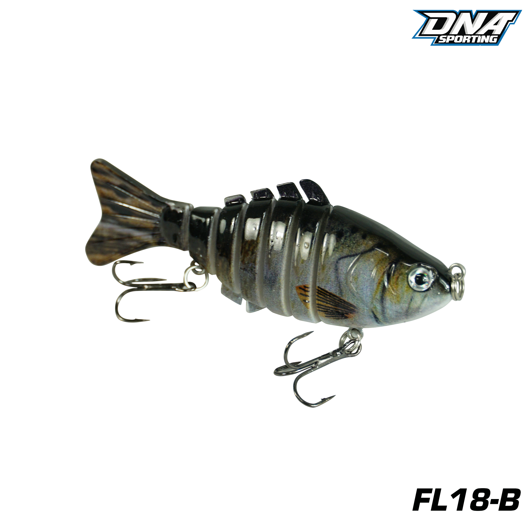 Fishing Lure #18 3PCS Jointed Swimbait 12cm 15g Multi Section Hard Bait