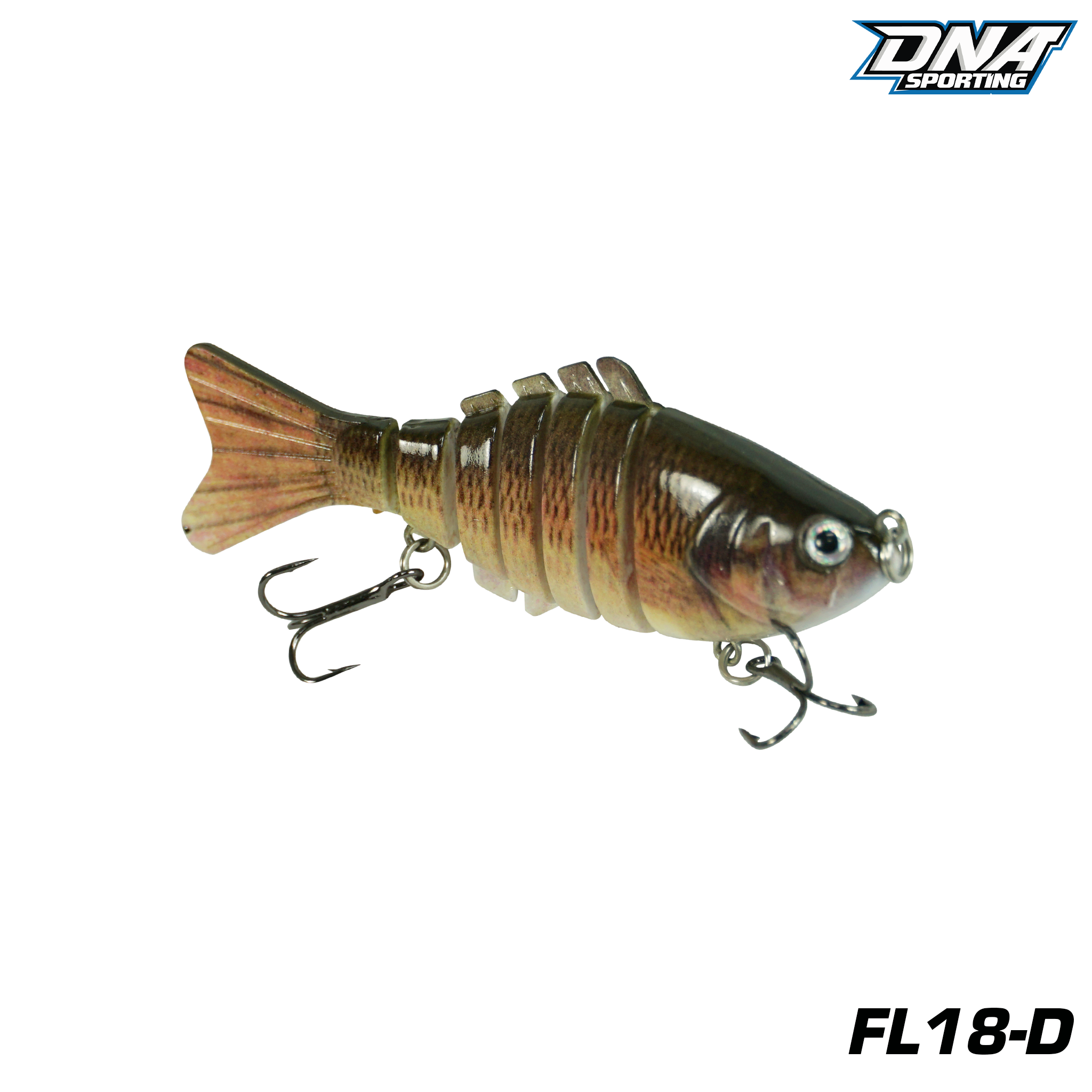 Fishing Lure #18 3PCS Jointed Swimbait 12cm 15g Multi Section Hard Bait