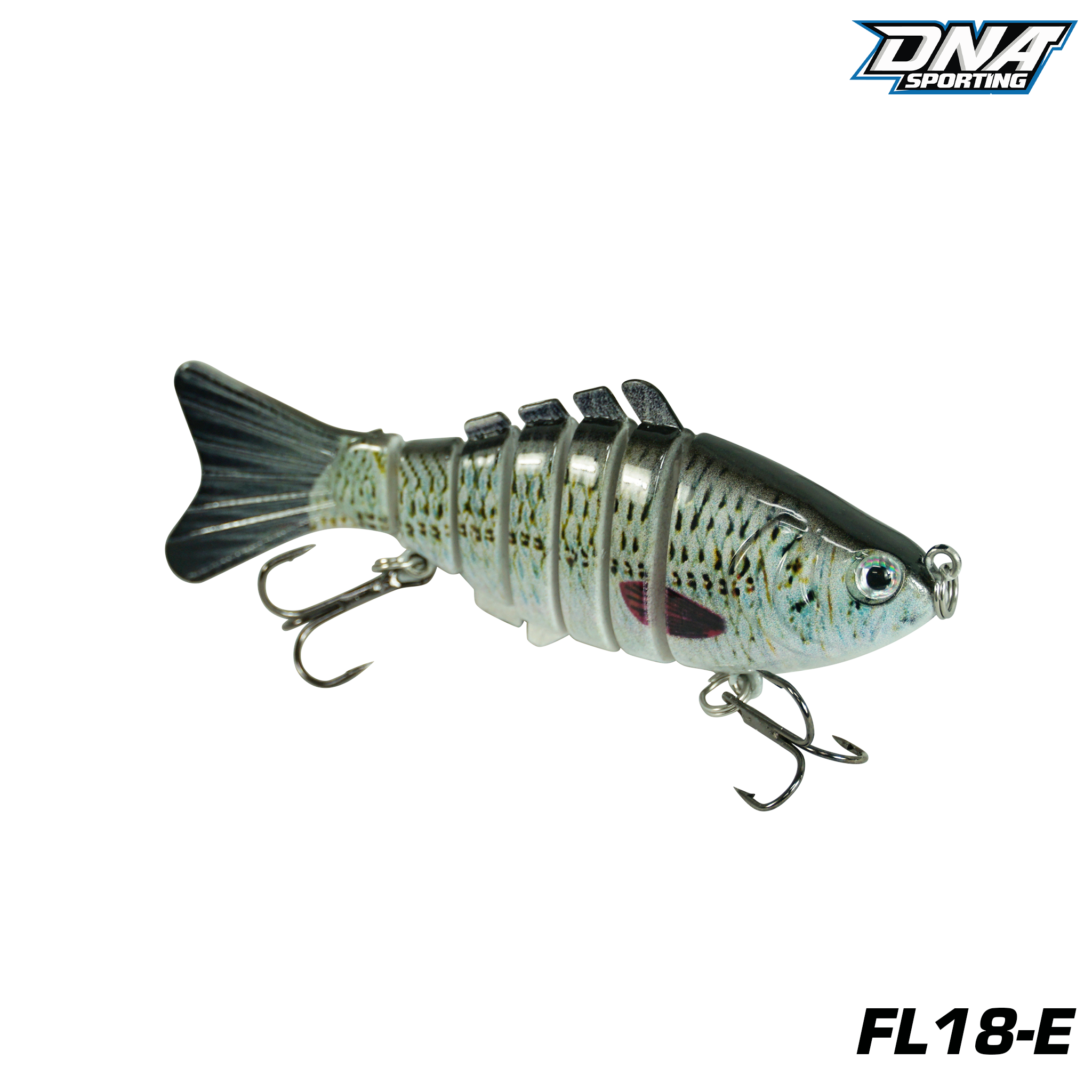 Fishing Lure #18 3PCS Jointed Swimbait 12cm 15g Multi Section Hard Bait