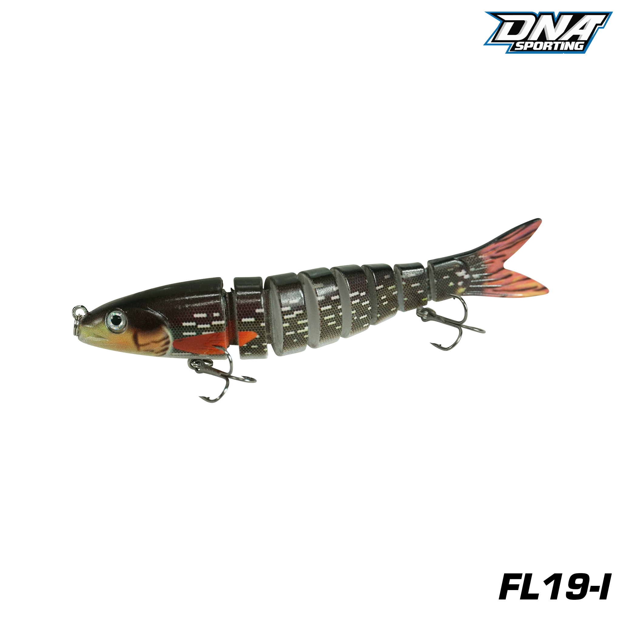 Fishing Lure #19 3PCS Jointed Swimbait 13.5cm 20g Multi Section Hard Bait