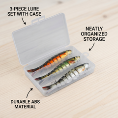 Fishing Lure #19 3PCS Jointed Swimbait 13.5cm 20g Multi Section Hard Bait
