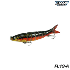 Fishing Lure #19 3PCS Jointed Swimbait 13.5cm 20g Multi Section Hard Bait