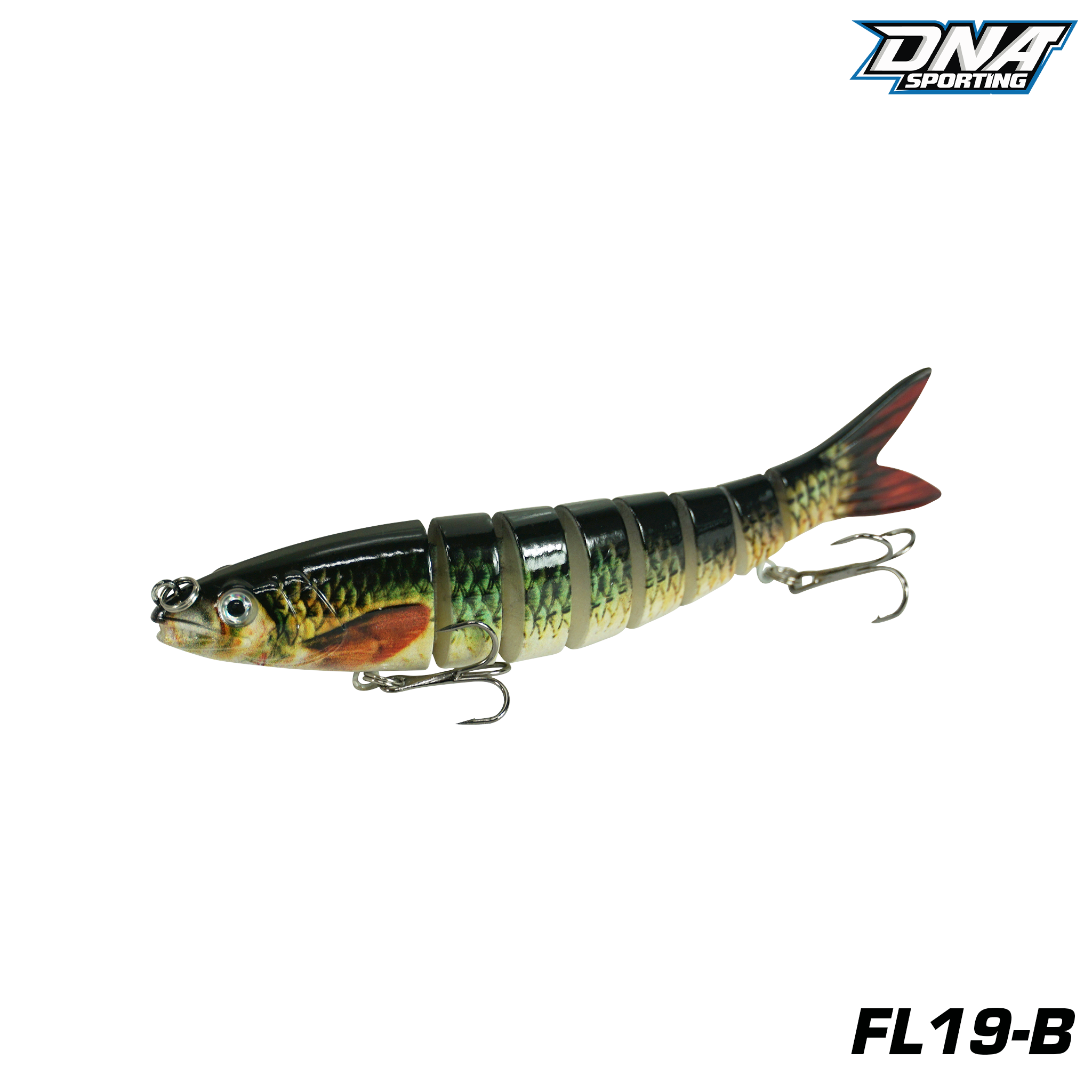 Fishing Lure #19 3PCS Jointed Swimbait 13.5cm 20g Multi Section Hard Bait