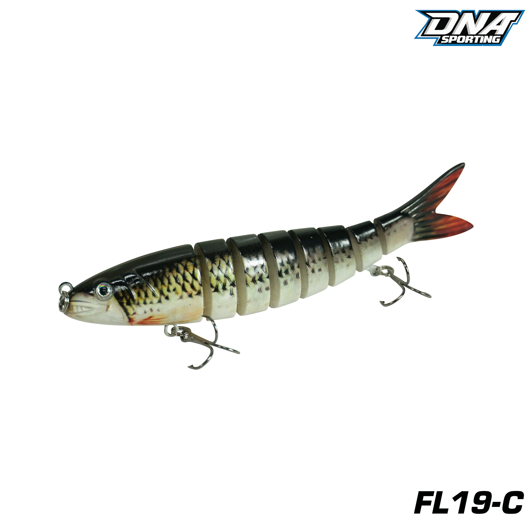 Fishing Lure #19 3PCS Jointed Swimbait 13.5cm 20g Multi Section Hard Bait