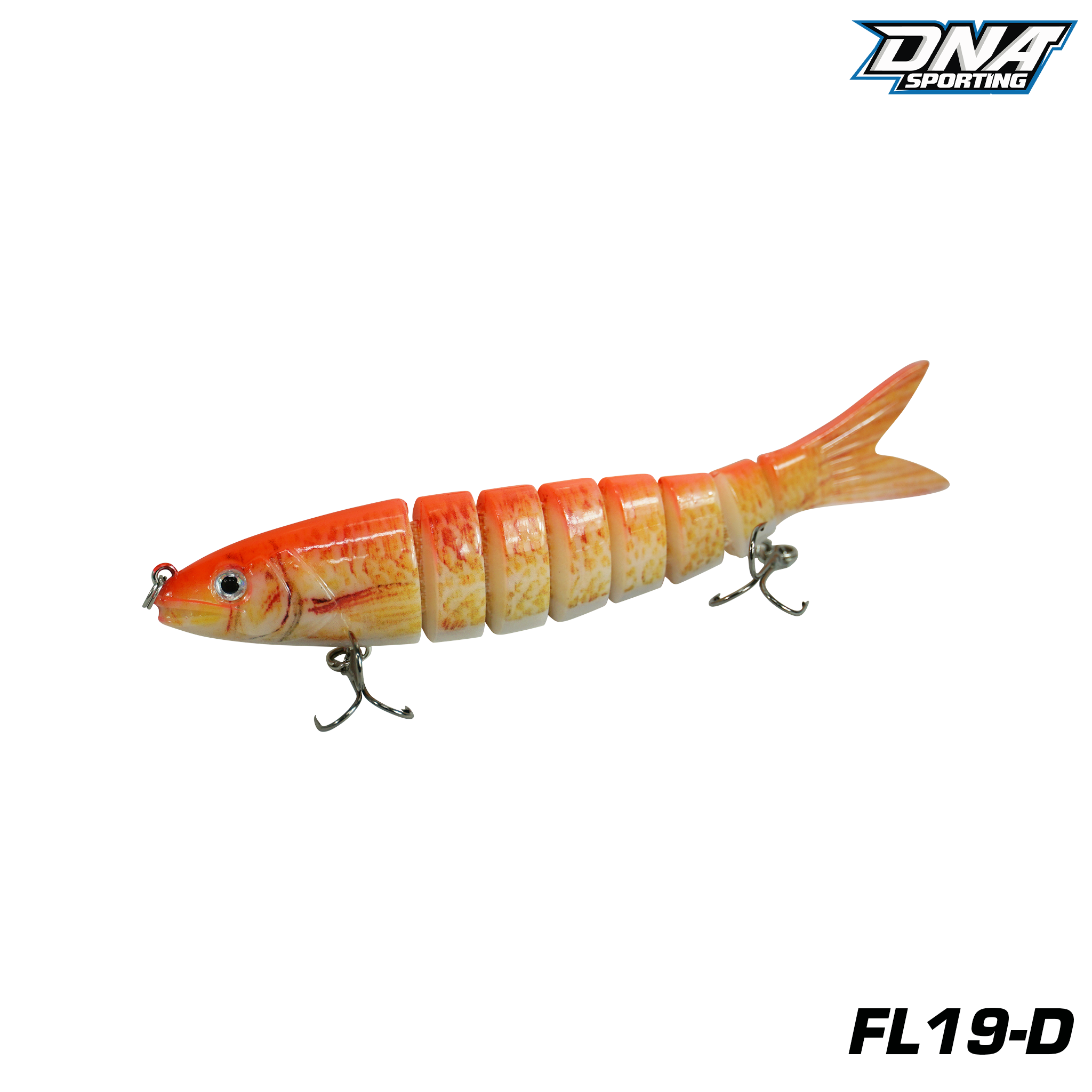 Fishing Lure #19 3PCS Jointed Swimbait 13.5cm 20g Multi Section Hard Bait