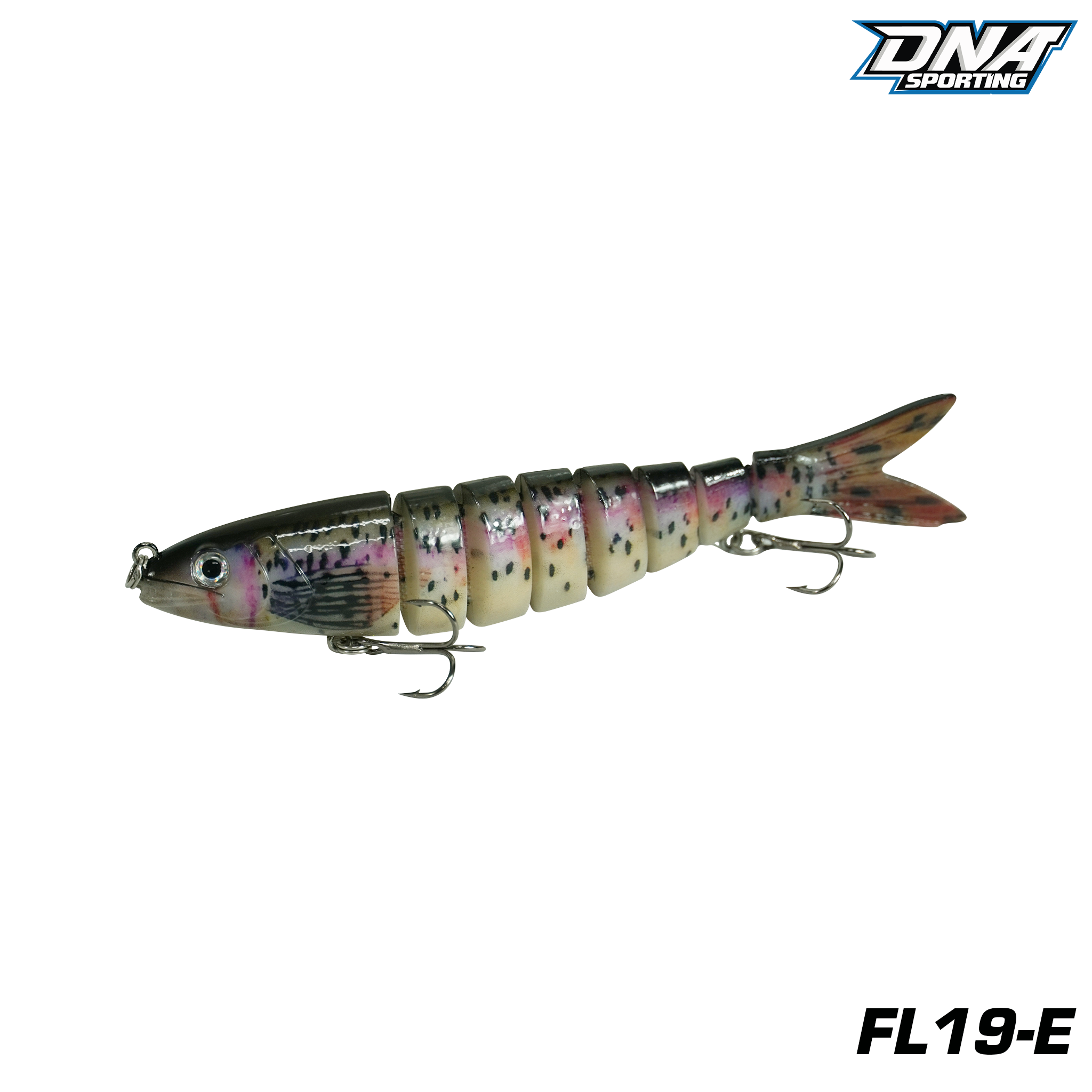 Fishing Lure #19 3PCS Jointed Swimbait 13.5cm 20g Multi Section Hard Bait