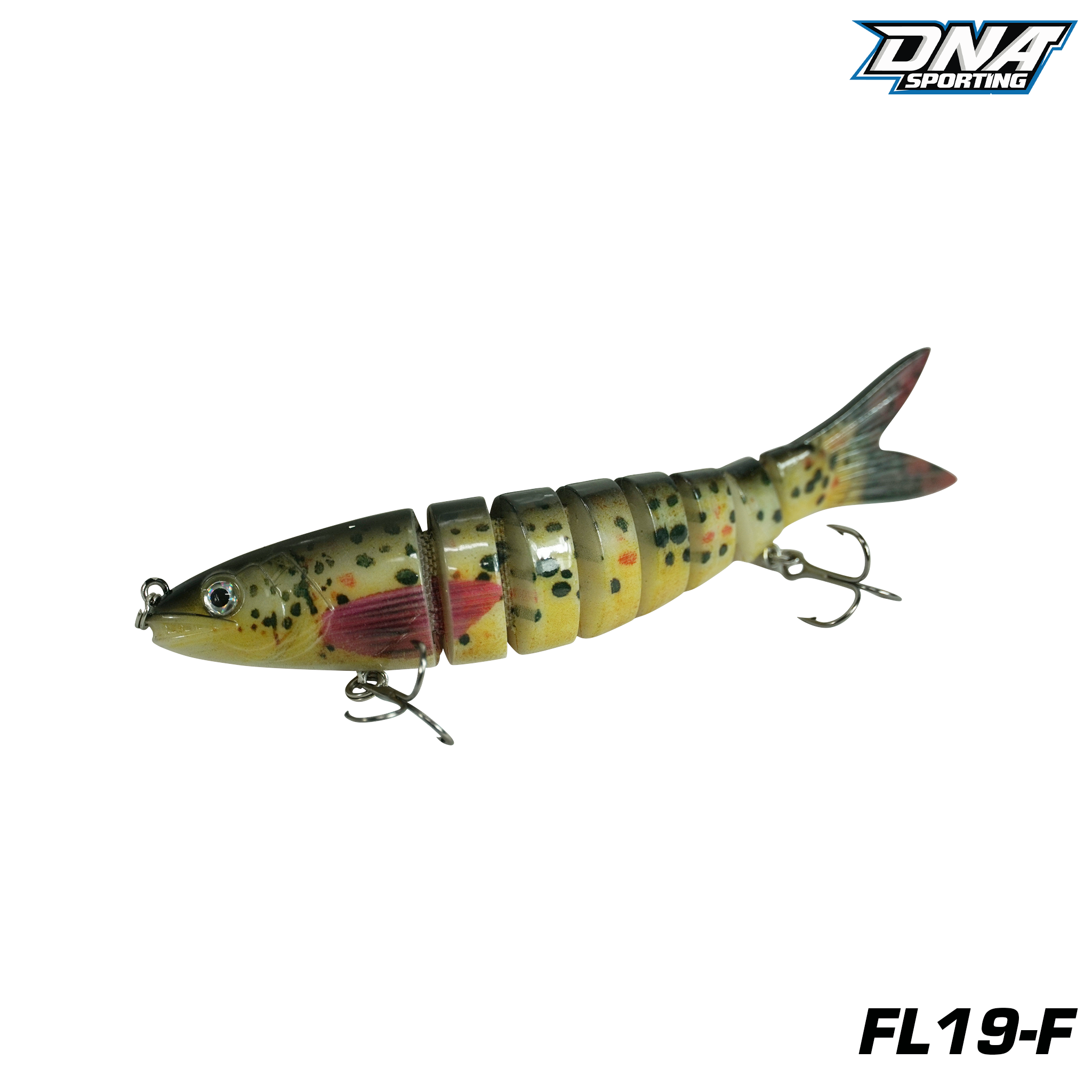 Fishing Lure #19 3PCS Jointed Swimbait 13.5cm 20g Multi Section Hard Bait