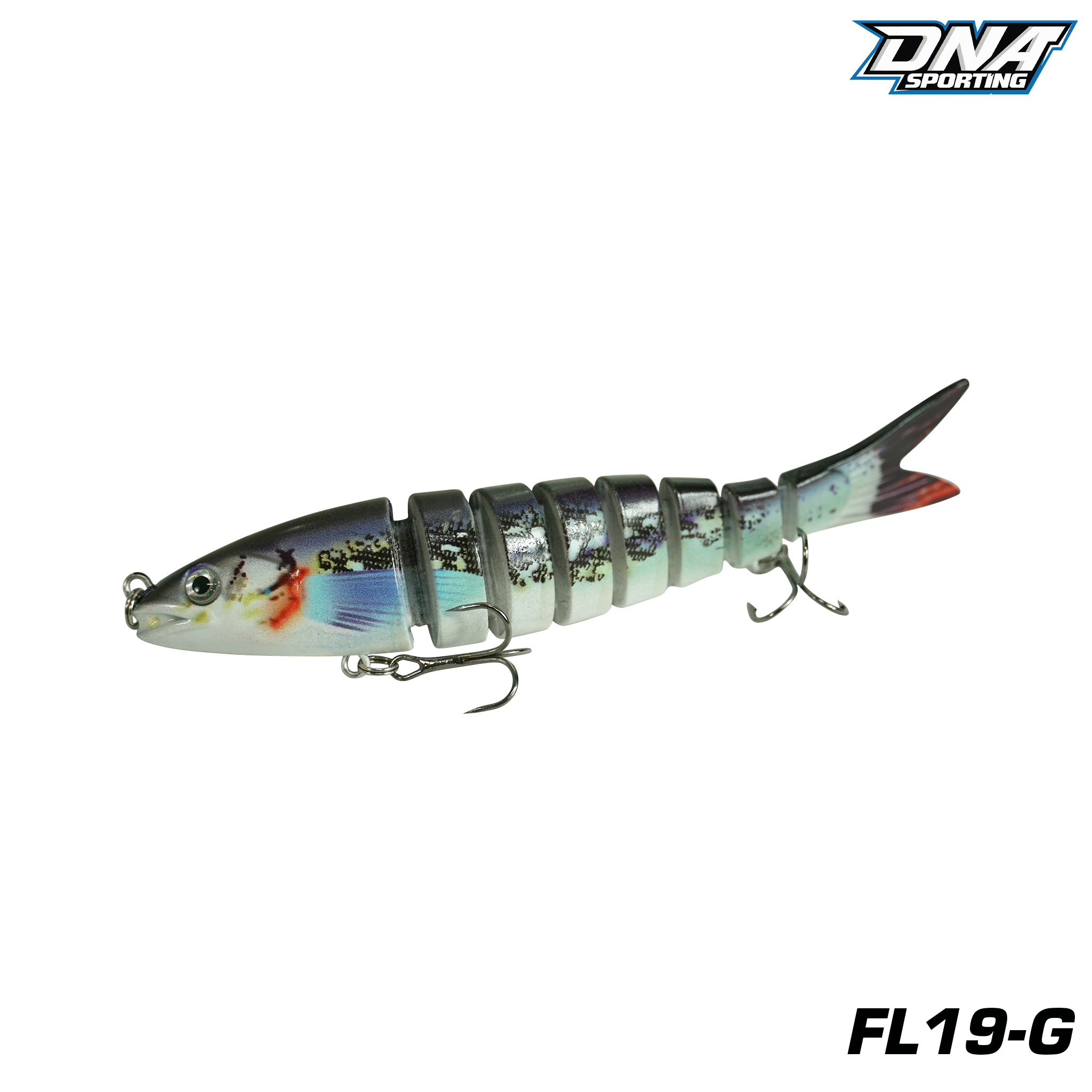 Fishing Lure #19 3PCS Jointed Swimbait 13.5cm 20g Multi Section Hard Bait