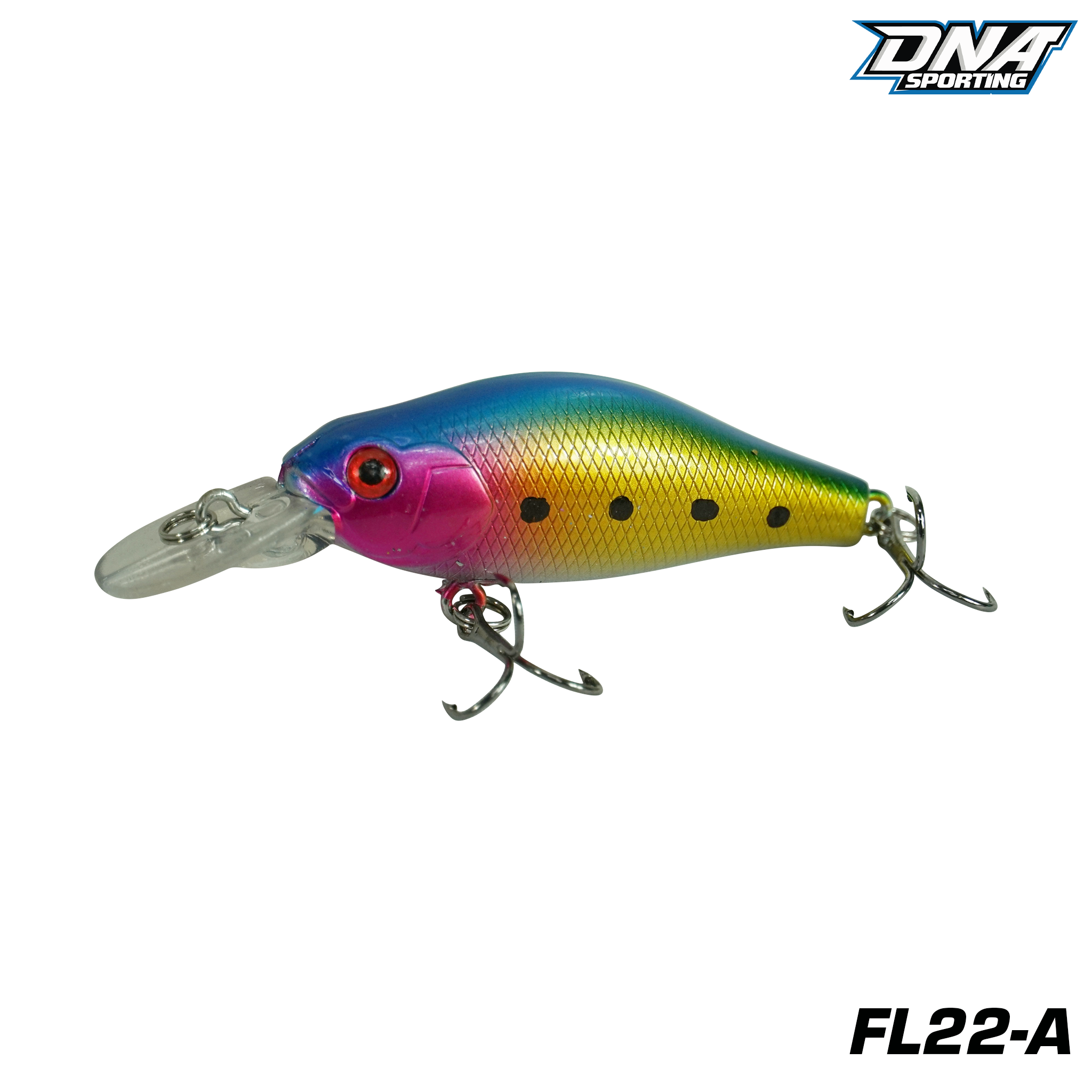 Fishing Lure #22 5PCS Crankbait Fishing Lure Set - 5cm 6.5g Diving Hard Bait