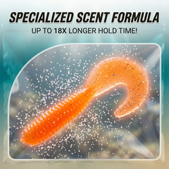Fishing Lure #55 Multi-Size Soft PVC Swimbait Set Artificial Grub Fishing Lures Bulk Pack