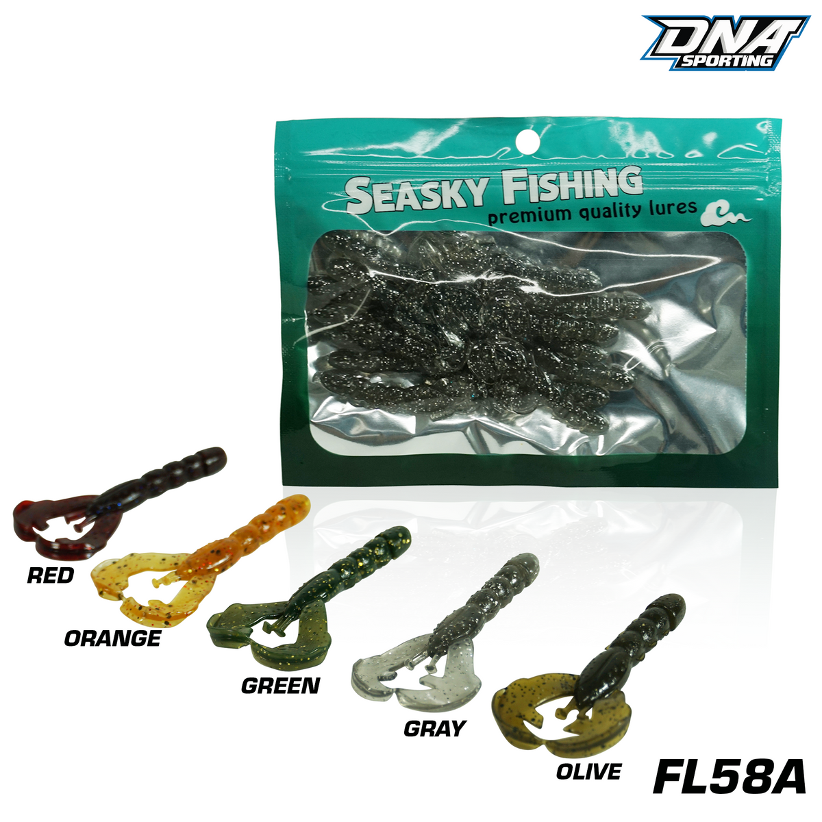 Fishing Lure #58 Soft Bait Set - 15PCS Random Freshwater Kit
